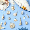 32Pcs 16 Styles Plating Acrylic Pendants OACR-CJ0002-45-6