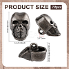 20Pcs Alloy Shank Buttons BUTT-PH0001-82A-B-2