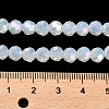 Imitation Jade Glass Beads Stands EGLA-A035-J6mm-B06-5