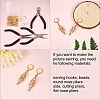 Brass Huggie Hoop Earring Findings X-KK-L179-04G-A-10