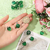 12Pcs Cat Eye Pendants G-CA0001-87-3
