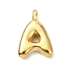 304 Stainless Steel Alphabet Pendants Ion Plating(IP) STAS-U033-02G-2
