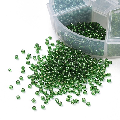6 Colors 12/0 Glass Seed Beads SEED-X0052-03C-2mm-1