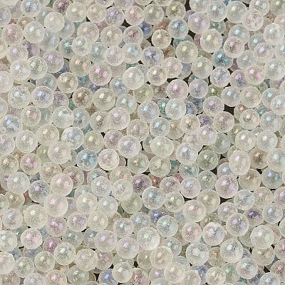 Luminous Transparent Glass Seed Round Beads GLAA-F124-D02-A-1