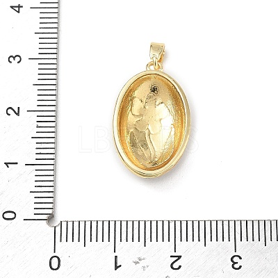Brass Enamel Pendants KK-CBA2CFD-03G-B-1
