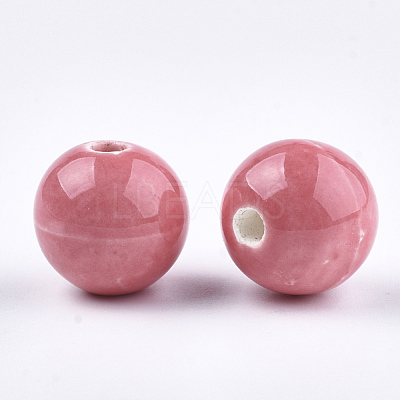 Handmade Porcelain Beads PORC-S499-02N-1