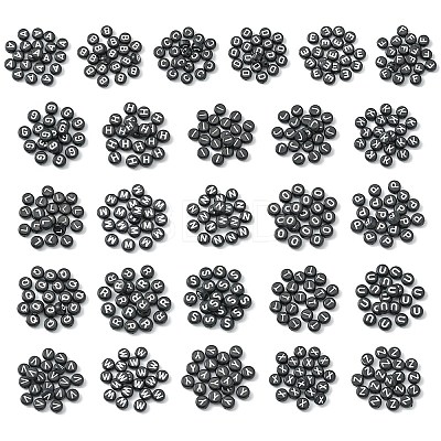 520Pcs 26 Style Opaque Acrylic Beads SACR-YW0001-51-1