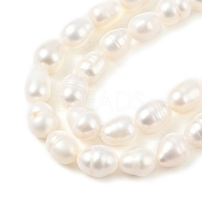 Natural Cultured Freshwater Pearl Beads Strands PEAR-I007-01B-06B-1