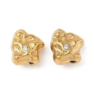 304 Stainless Steel Crystal Rhinestone Beads STAS-U050-01G-G-1