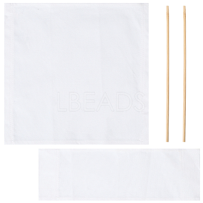 Cloth & Bamboo Sticks for Beach Chair Cloth Replacement Supplies AJEW-WH20018-05B-1-1