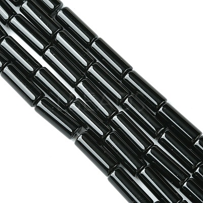 Natural Black Onyx Beads Strands G134-1