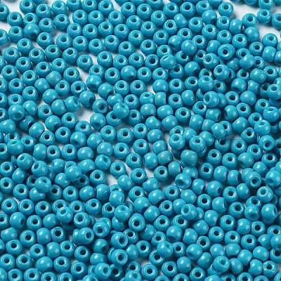 Baking Paint Glass Seed Beads SEED-H002-I-A508-1