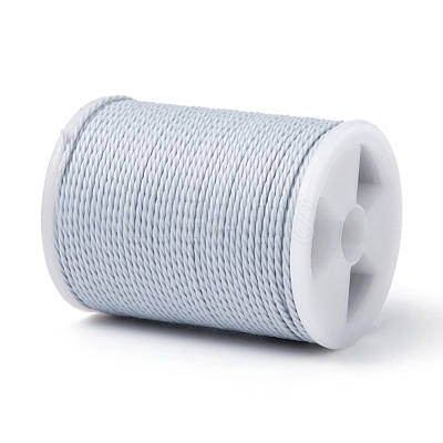 Round Waxed Polyester Cord YC-G006-01-1.0mm-33-1