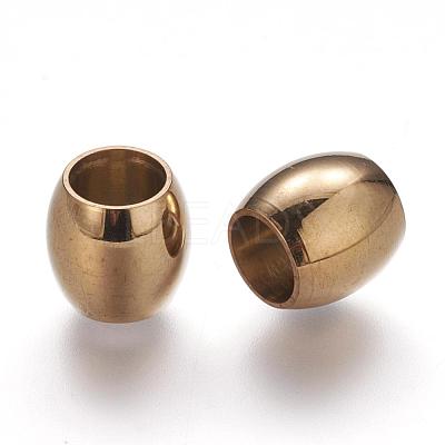 Smooth 304 Stainless Steel Beads STAS-Q146-1