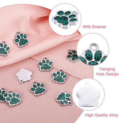 Alloy Enamel Charms ENAM-TAC0001-05B-1