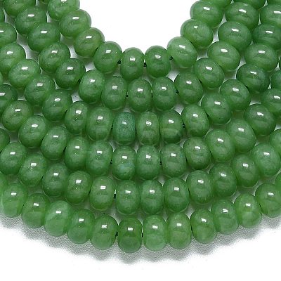 Natural Malaysia Jade Beads Strands G-B165-G01-5x8mm-16-1