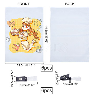 Polyester Garden Flag DIY-GL0001-30-1