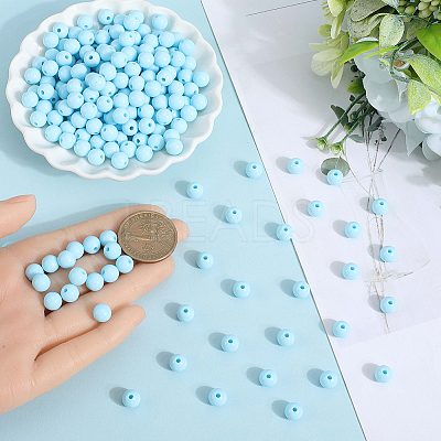 Opaque Acrylic Beads MACR-SP0001-27B-03-1