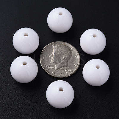 Opaque Acrylic Beads MACR-S370-C20mm-01-1