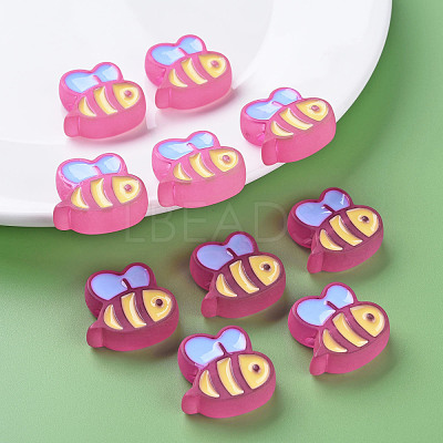 Transparent Acrylic Beads X-MACR-S374-06B-02-1
