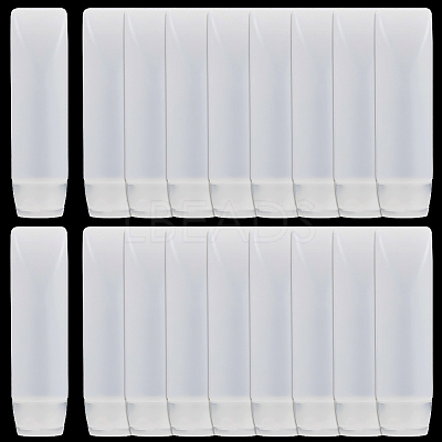 Plastic Portable Refillable Squeeze Bottles for Shampoo Lotion and Shower Gel AJEW-GF0013-51-1