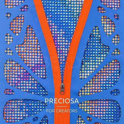 Preciosa&reg Crystal Hotfix Flatback Stones Y-PRC-HSS10-10020-200-1