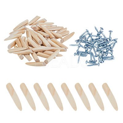 1 Set Solid Wood Pocket Hole Plugs FIND-FH0009-66-1