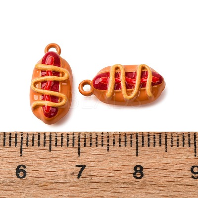 Baking Paint Alloy Pendants FIND-G097-05D-1