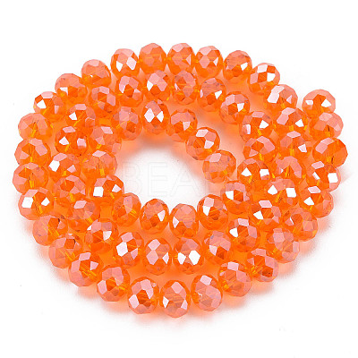 Electroplate Glass Beads Strands EGLA-A034-T3mm-A07-1