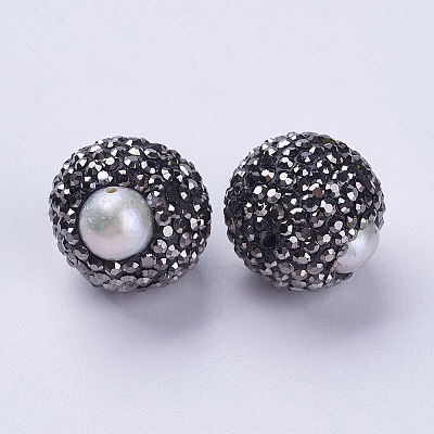 Brass Grade A Rhinestone Beads RB-G159-17-1