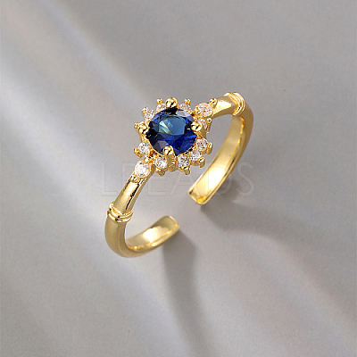 Brass Open Cuff Rings for Women LS-VP2144-1