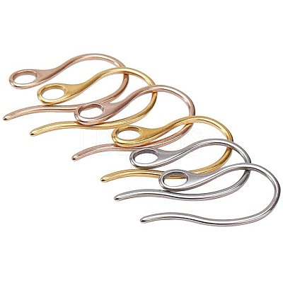 304 Stainless Steel Earring Hooks STAS-PH0019-05-1