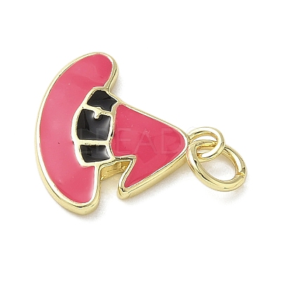 Halloween Theme Brass Enamel Pendants LS-KK-L248-01G-08-1