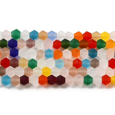 Imitate Austrian Crystal Frosted Glass Beads Strands LS-EGLA-A039-T3mm-MD29-1