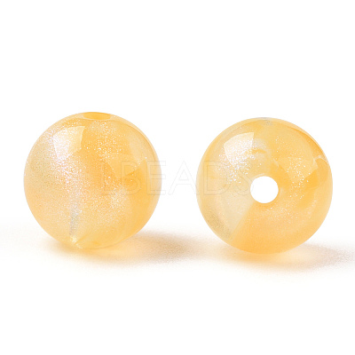 Opaque Acrylic Beads OACR-E014-19B-02-1