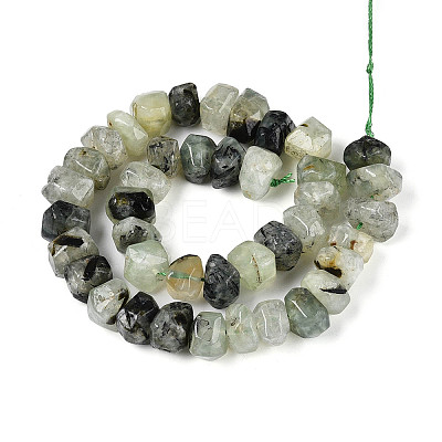 Natural Prehnite Beads Strands G-N347-17A-04-1