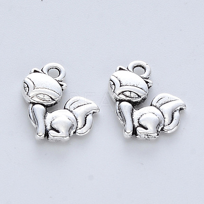 Tibetan Style Alloy Pendants TIBE-R316-063AS-RS-1