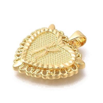 Rack Plating Brass Pendants KK-I722-09G-K-1