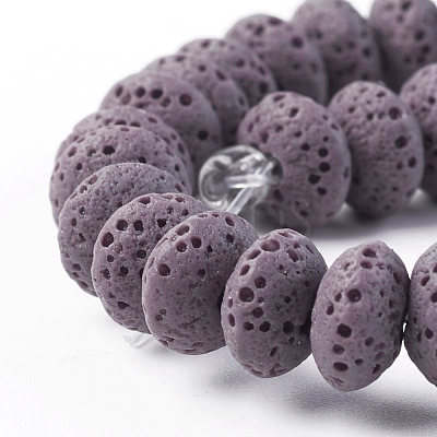 Natural Lava Rock Beads Strands G-F671-01A-15-1