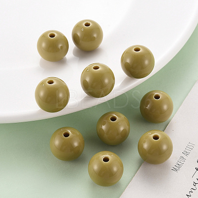 Opaque Acrylic Beads MACR-S370-C16mm-29-1