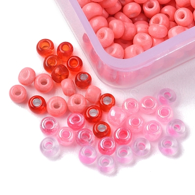 1404Pcs 6 Style 8/0 Glass Seed Round Beads SEED-FS0001-05-1