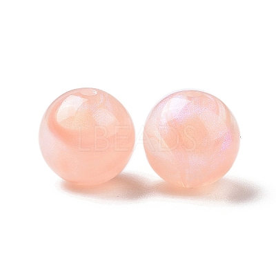 Opaque Acrylic Beads OACR-E014-19A-05-1