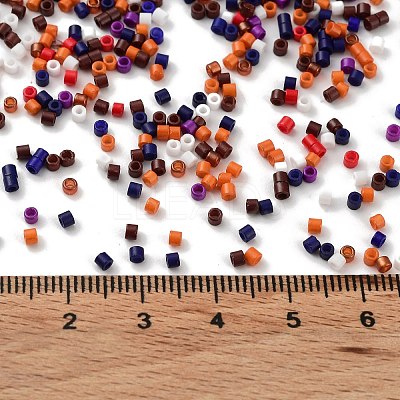 Baking Paint Glass Seed Beads SEED-S042-05B-49-1
