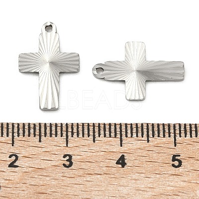 304 Stainless Steel Pendants STAS-C167-08B-P-1