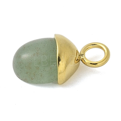 Natural Green Aventurine Pendants STAS-L277-07G-07-1