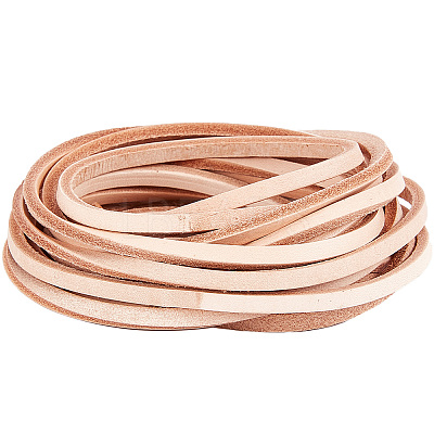 Flat Cowhide Leather Cord WL-GF0001-10A-01-1