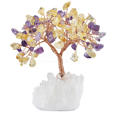 Natural Ametrine Chips Tree Decorations PW23101890860-1