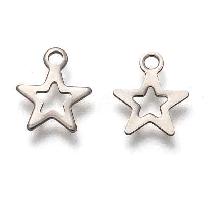 Non-Tarnish 201 Stainless Steel Charms STAS-B001-28A-P-1