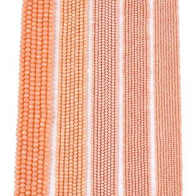 Opaque Solid Color Imitation Jade Glass Beads Strands EGLA-A044-P2mm-D33-1
