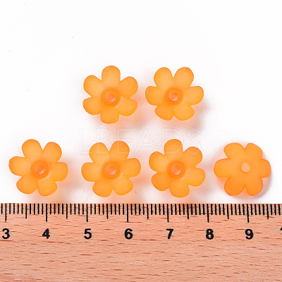 Frosted Acrylic Bead Caps MACR-S371-07A-724-1